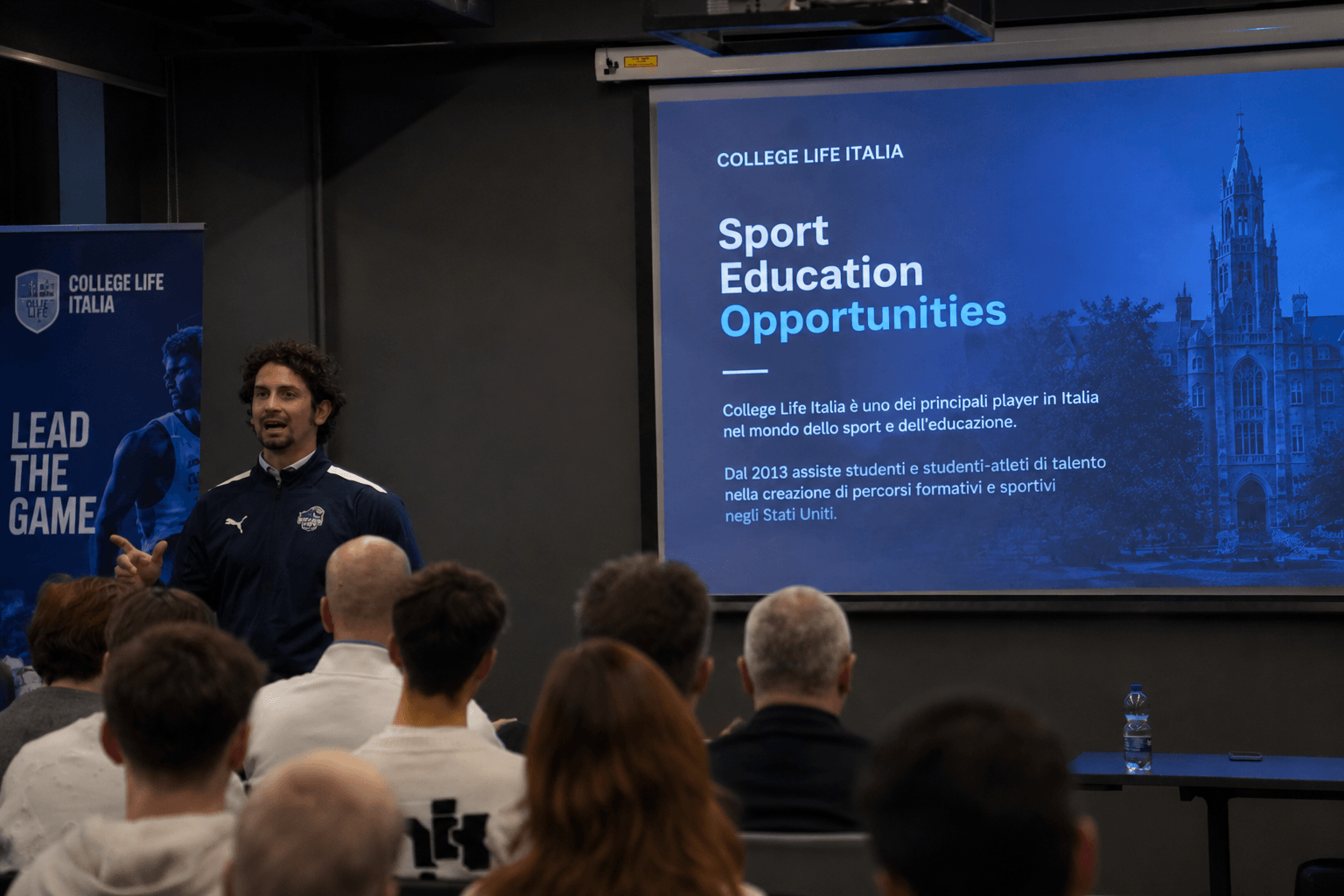 Evento open day College Life Italia con referenti e studenti