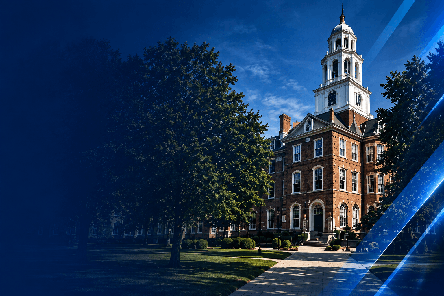 Edificio storico di una boarding school americana
